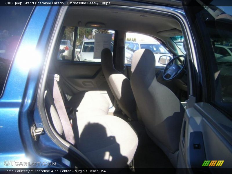 Patriot Blue Pearl / Taupe 2003 Jeep Grand Cherokee Laredo