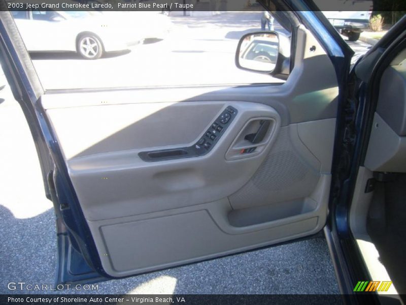 Patriot Blue Pearl / Taupe 2003 Jeep Grand Cherokee Laredo