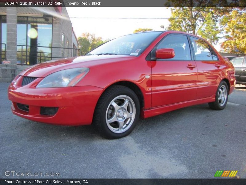 Phoenix Red / Black 2004 Mitsubishi Lancer OZ Rally