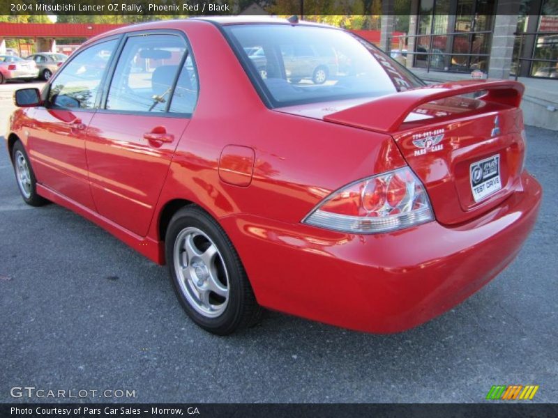 Phoenix Red / Black 2004 Mitsubishi Lancer OZ Rally