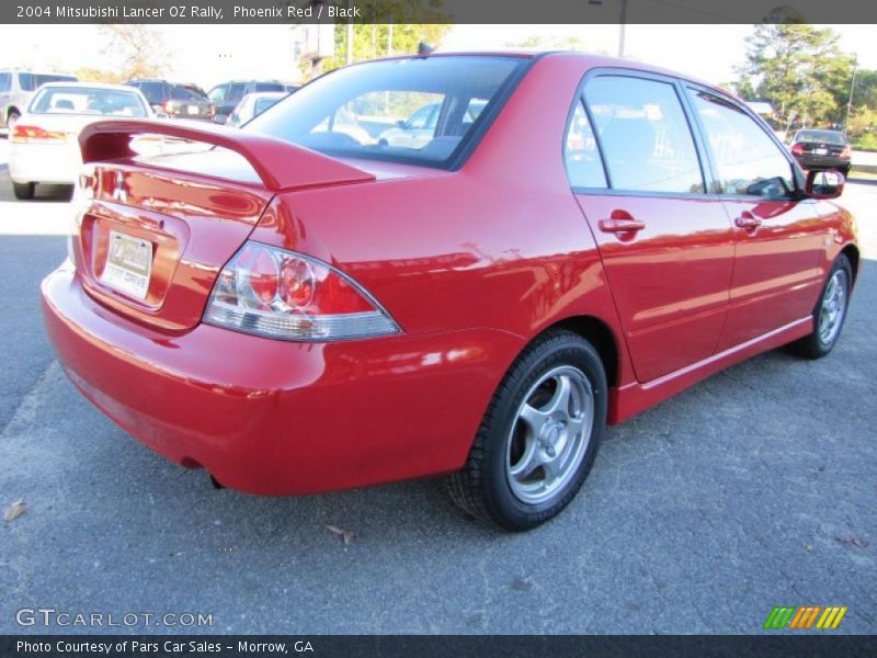 Phoenix Red / Black 2004 Mitsubishi Lancer OZ Rally
