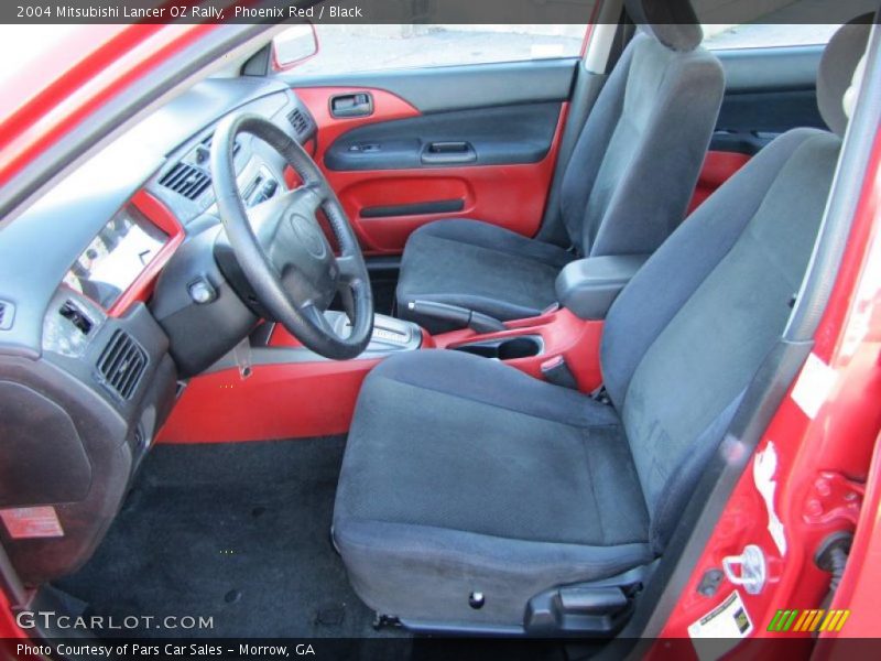  2004 Lancer OZ Rally Black Interior