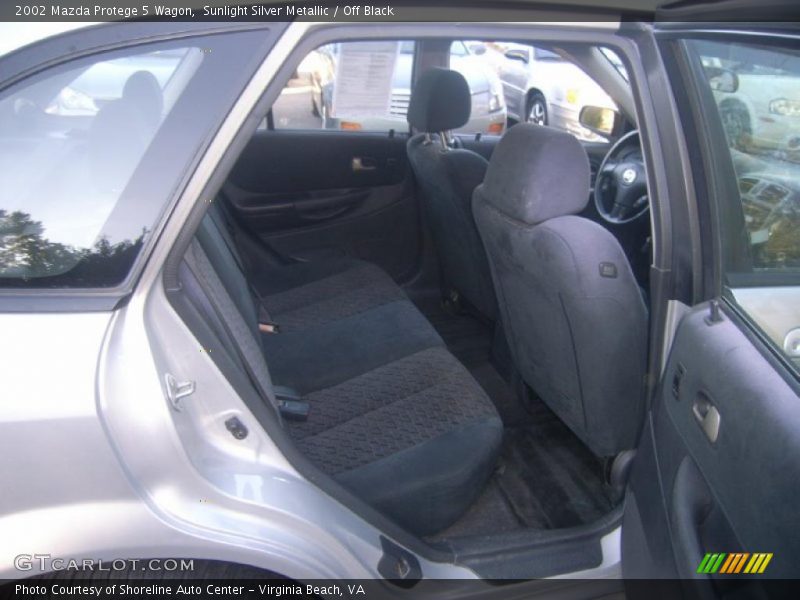 Sunlight Silver Metallic / Off Black 2002 Mazda Protege 5 Wagon