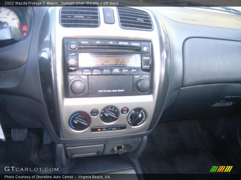 Sunlight Silver Metallic / Off Black 2002 Mazda Protege 5 Wagon