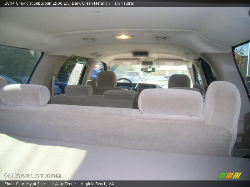 Dark Green Metallic / Tan/Neutral 2004 Chevrolet Suburban 1500 LT