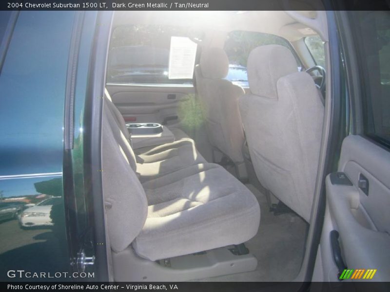 Dark Green Metallic / Tan/Neutral 2004 Chevrolet Suburban 1500 LT