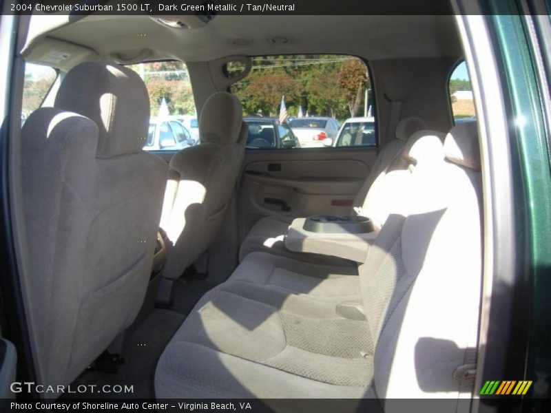 Dark Green Metallic / Tan/Neutral 2004 Chevrolet Suburban 1500 LT