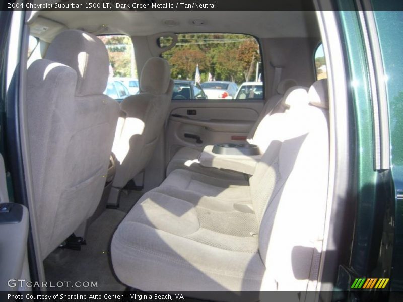 Dark Green Metallic / Tan/Neutral 2004 Chevrolet Suburban 1500 LT