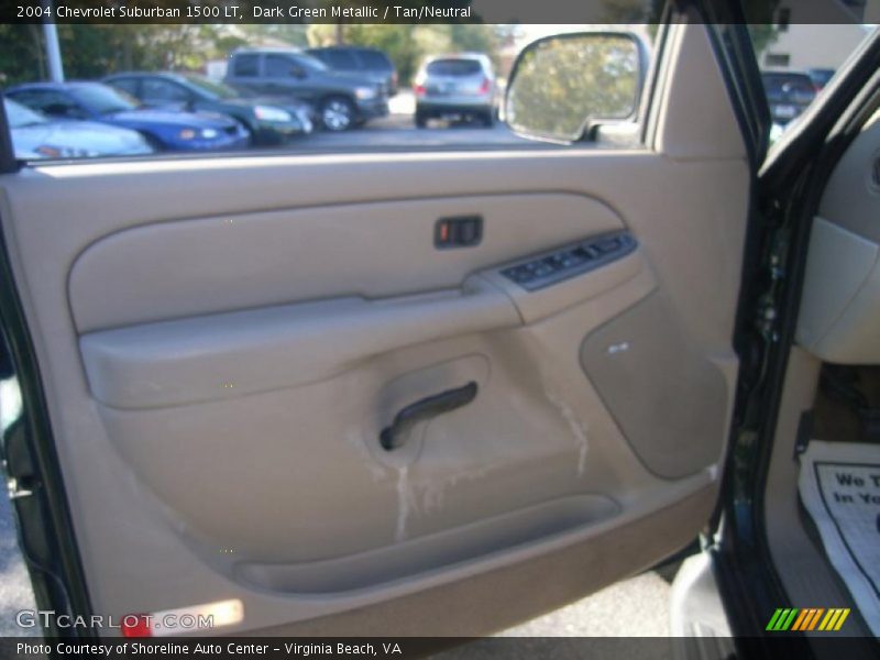 Dark Green Metallic / Tan/Neutral 2004 Chevrolet Suburban 1500 LT