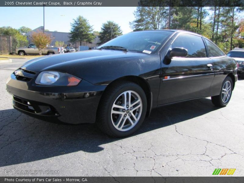 Black / Graphite Gray 2005 Chevrolet Cavalier Coupe