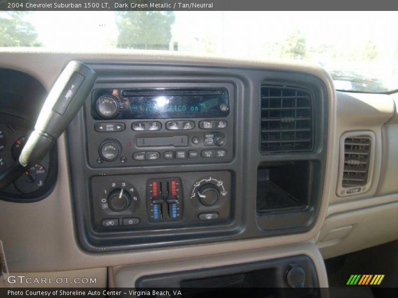 Dark Green Metallic / Tan/Neutral 2004 Chevrolet Suburban 1500 LT