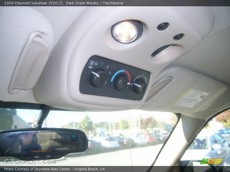 Dark Green Metallic / Tan/Neutral 2004 Chevrolet Suburban 1500 LT