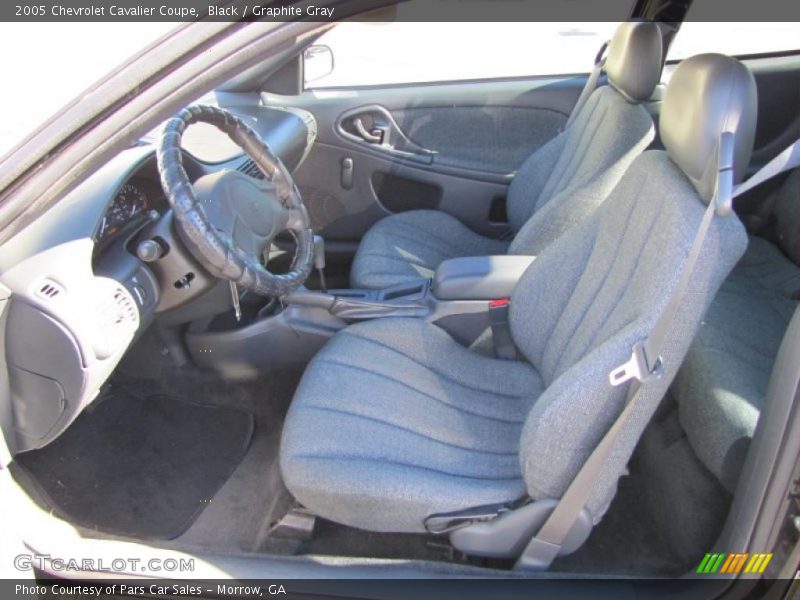 Black / Graphite Gray 2005 Chevrolet Cavalier Coupe