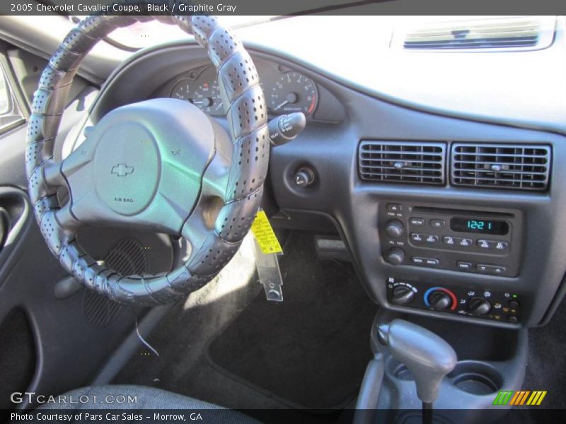 Black / Graphite Gray 2005 Chevrolet Cavalier Coupe