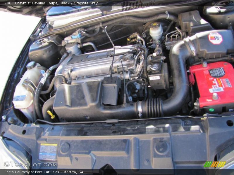 Black / Graphite Gray 2005 Chevrolet Cavalier Coupe