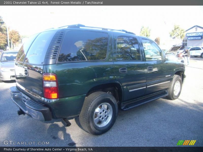 Forest Green Metallic / Tan/Neutral 2001 Chevrolet Tahoe LS 4x4