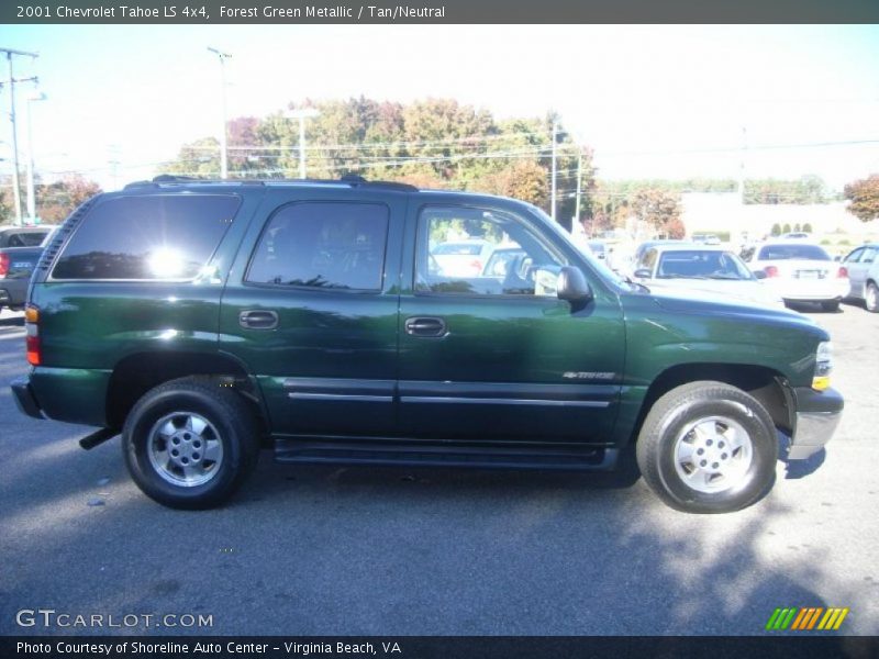 Forest Green Metallic / Tan/Neutral 2001 Chevrolet Tahoe LS 4x4