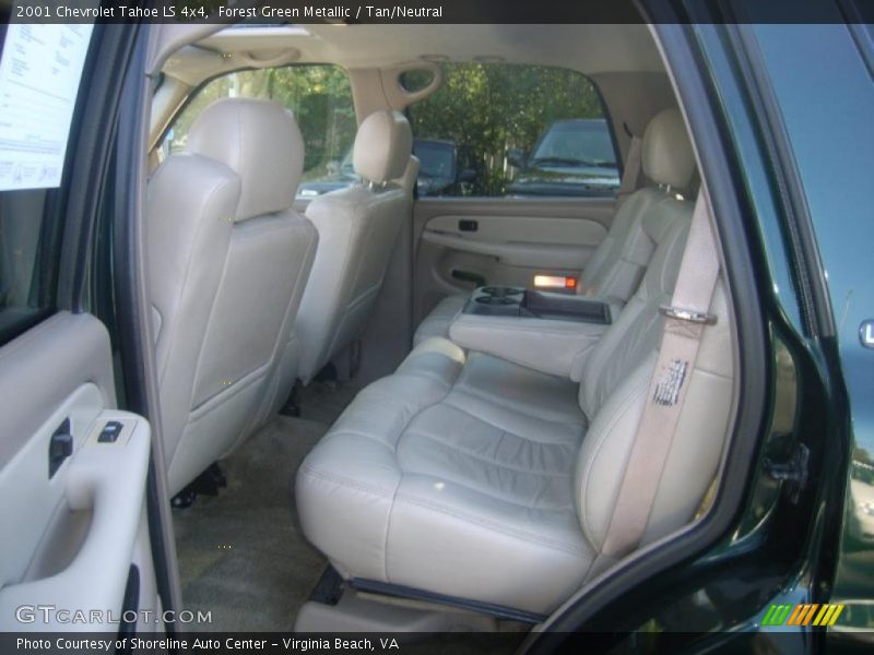 Forest Green Metallic / Tan/Neutral 2001 Chevrolet Tahoe LS 4x4