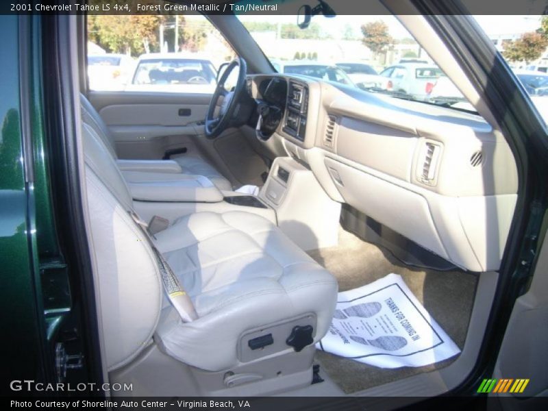 Forest Green Metallic / Tan/Neutral 2001 Chevrolet Tahoe LS 4x4