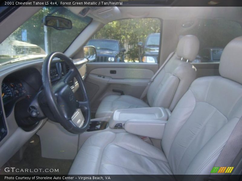 Forest Green Metallic / Tan/Neutral 2001 Chevrolet Tahoe LS 4x4