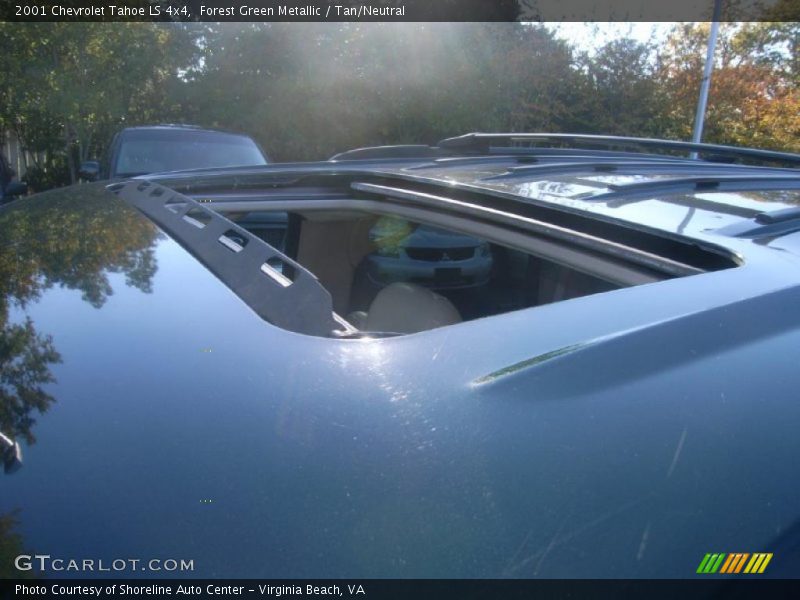 Forest Green Metallic / Tan/Neutral 2001 Chevrolet Tahoe LS 4x4