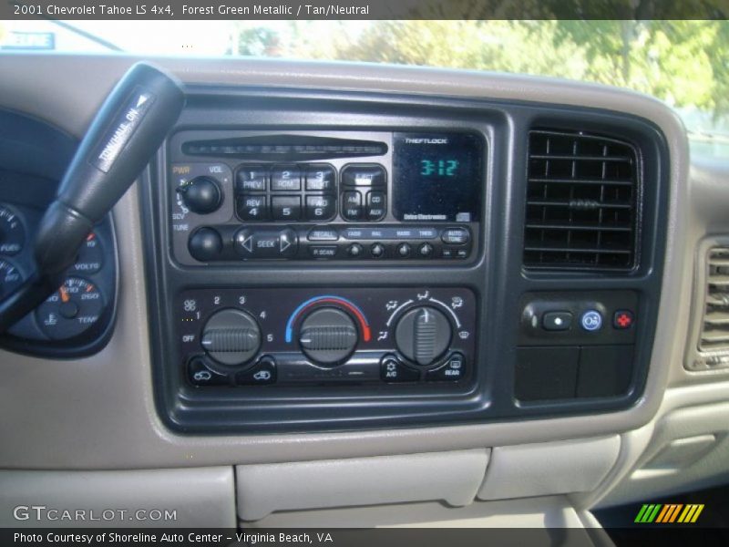 Forest Green Metallic / Tan/Neutral 2001 Chevrolet Tahoe LS 4x4