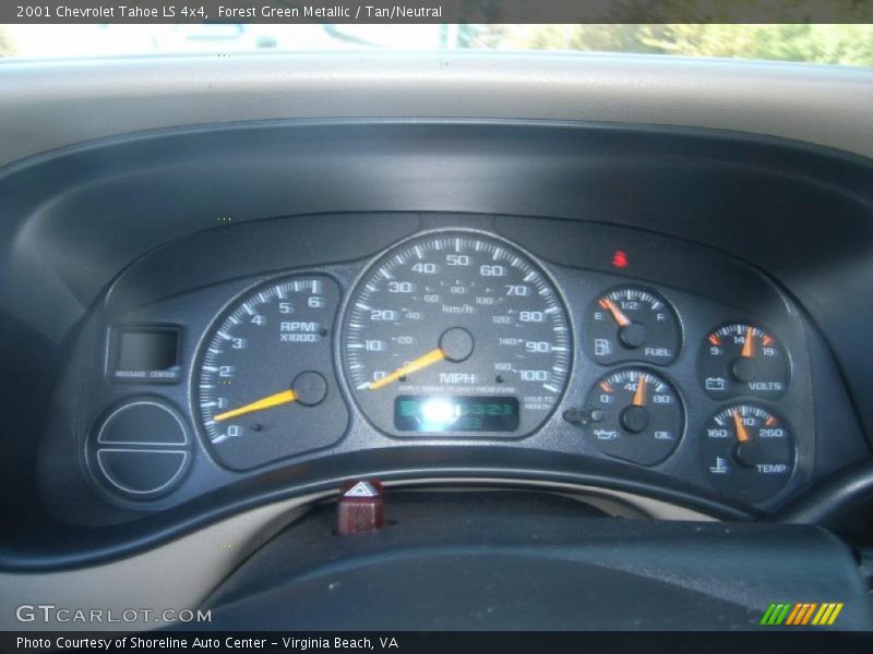 Forest Green Metallic / Tan/Neutral 2001 Chevrolet Tahoe LS 4x4