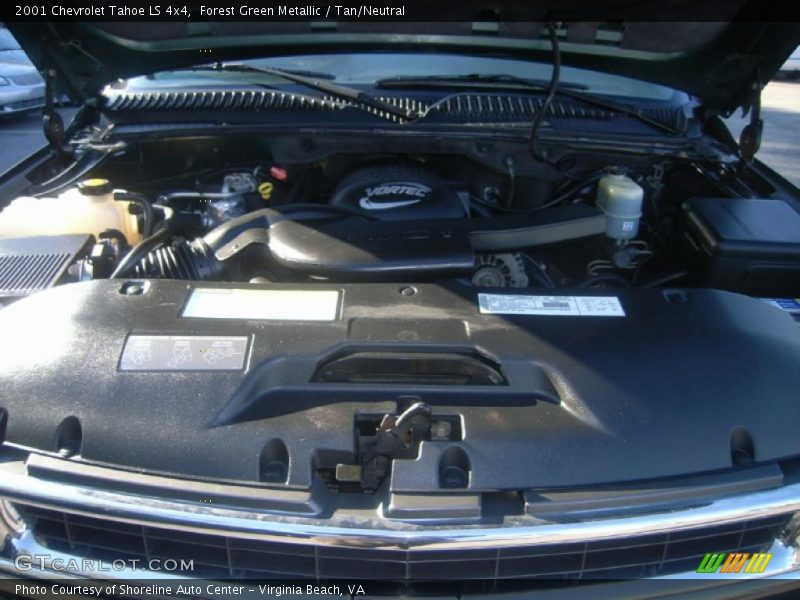 Forest Green Metallic / Tan/Neutral 2001 Chevrolet Tahoe LS 4x4