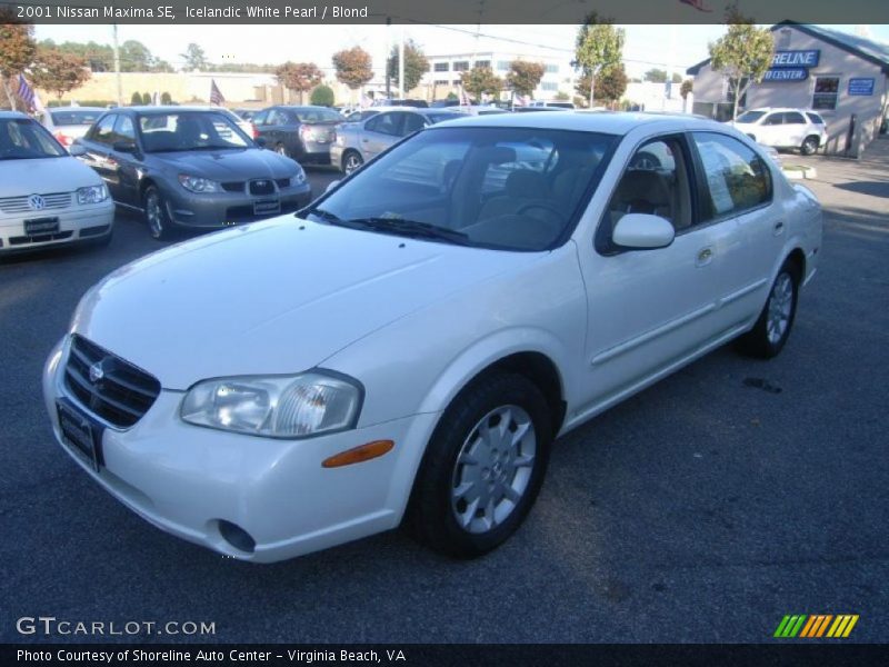 Icelandic White Pearl / Blond 2001 Nissan Maxima SE