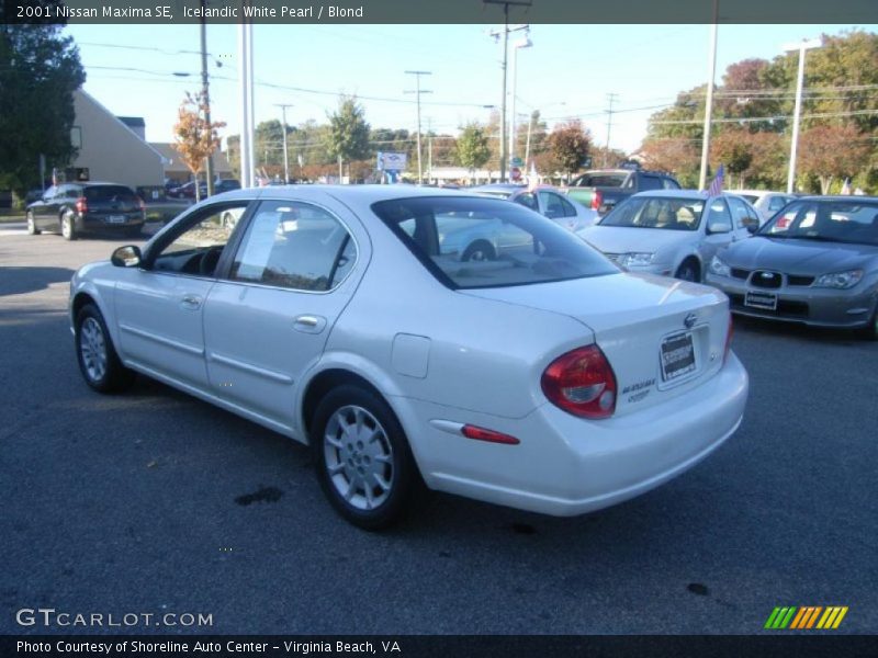 Icelandic White Pearl / Blond 2001 Nissan Maxima SE