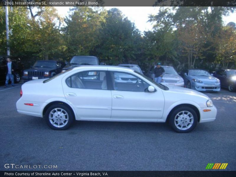 Icelandic White Pearl / Blond 2001 Nissan Maxima SE