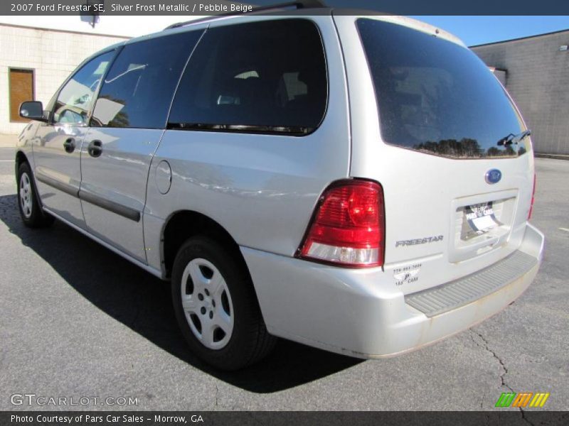 Silver Frost Metallic / Pebble Beige 2007 Ford Freestar SE