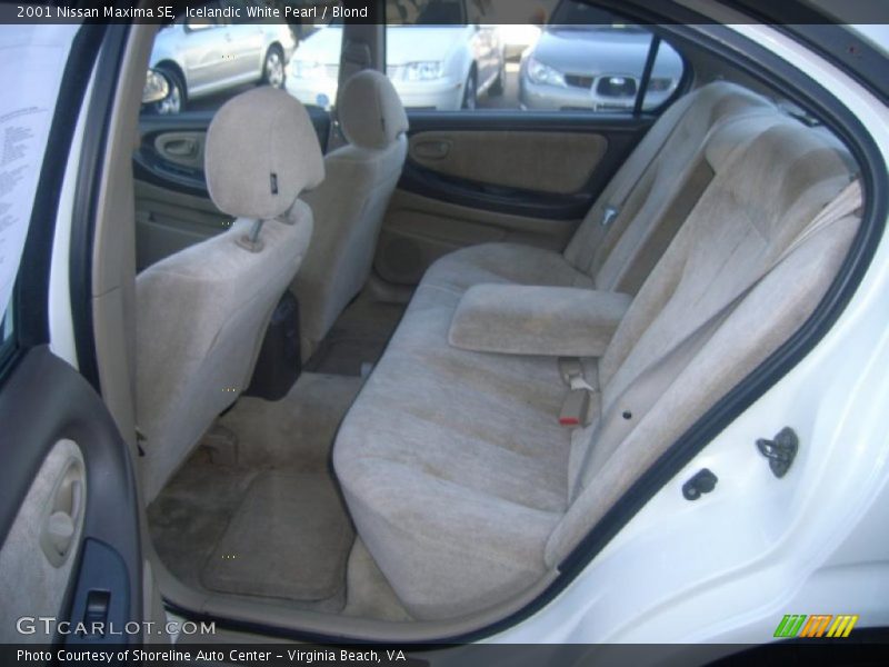 Icelandic White Pearl / Blond 2001 Nissan Maxima SE