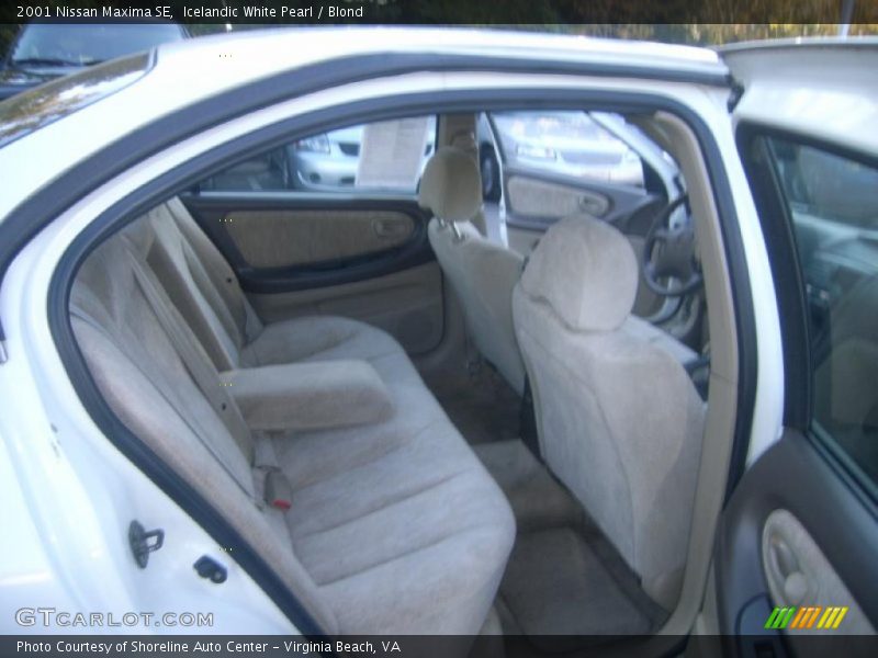 Icelandic White Pearl / Blond 2001 Nissan Maxima SE