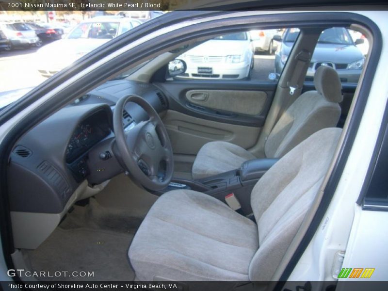 Icelandic White Pearl / Blond 2001 Nissan Maxima SE