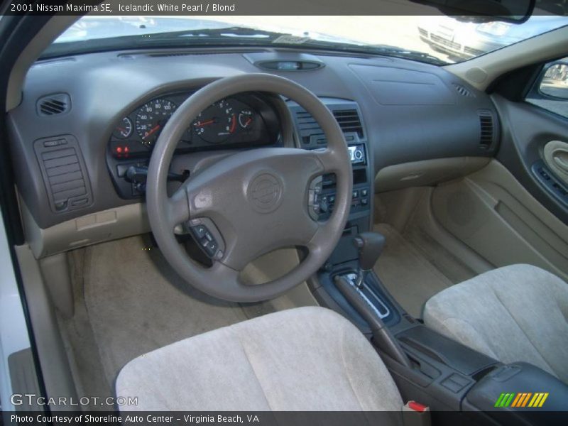 Icelandic White Pearl / Blond 2001 Nissan Maxima SE