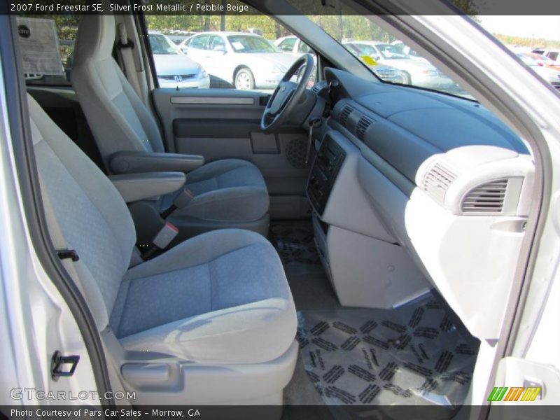 Silver Frost Metallic / Pebble Beige 2007 Ford Freestar SE