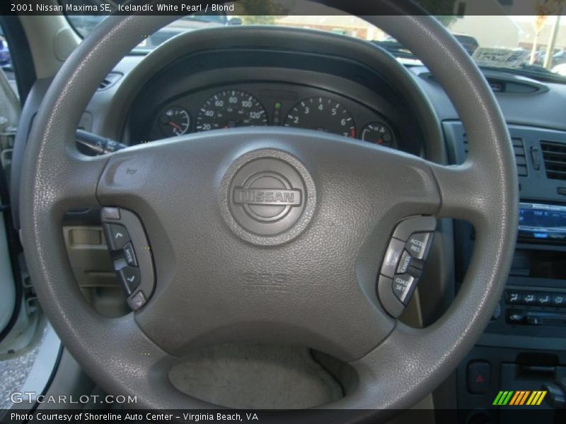Icelandic White Pearl / Blond 2001 Nissan Maxima SE