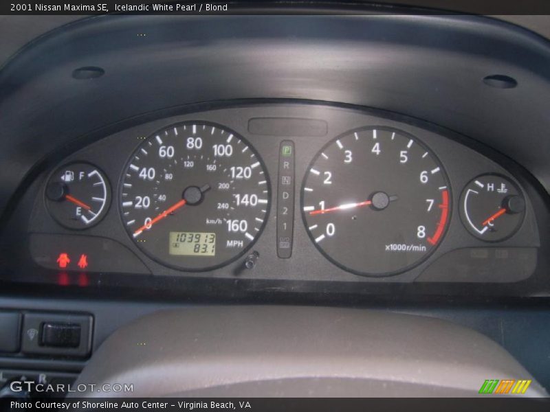 Icelandic White Pearl / Blond 2001 Nissan Maxima SE