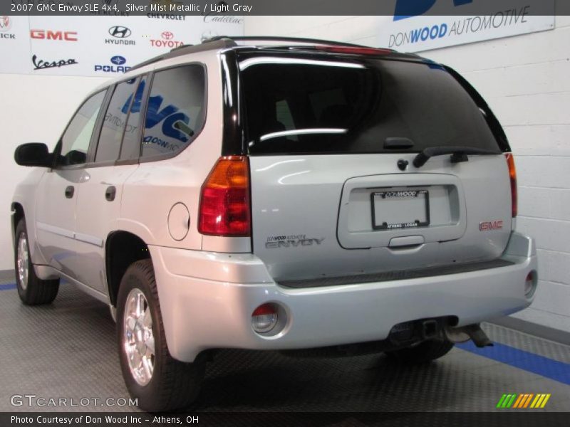 Silver Mist Metallic / Light Gray 2007 GMC Envoy SLE 4x4
