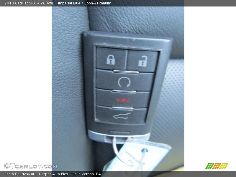 Imperial Blue / Ebony/Titanium 2010 Cadillac SRX 4 V6 AWD