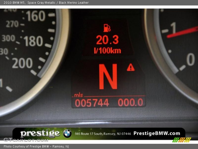 Space Gray Metallic / Black Merino Leather 2010 BMW M5