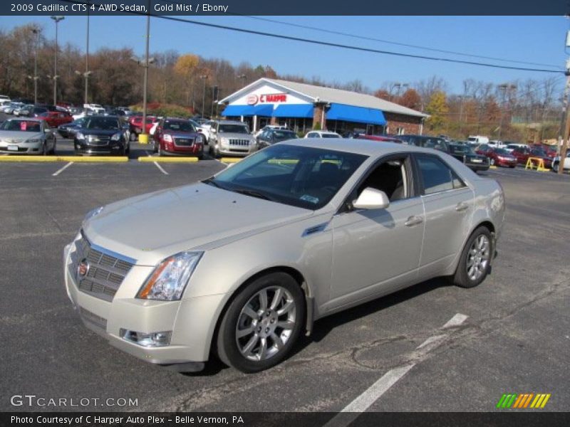 Front 3/4 View of 2009 CTS 4 AWD Sedan