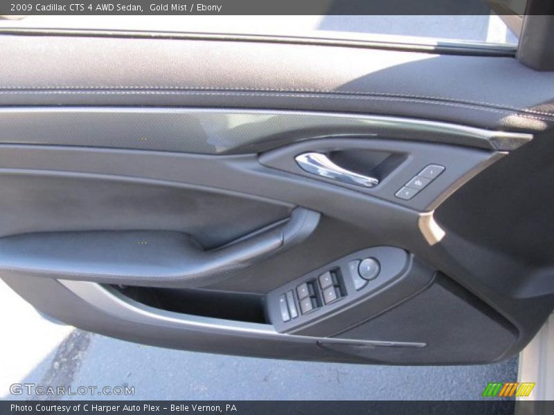 Gold Mist / Ebony 2009 Cadillac CTS 4 AWD Sedan