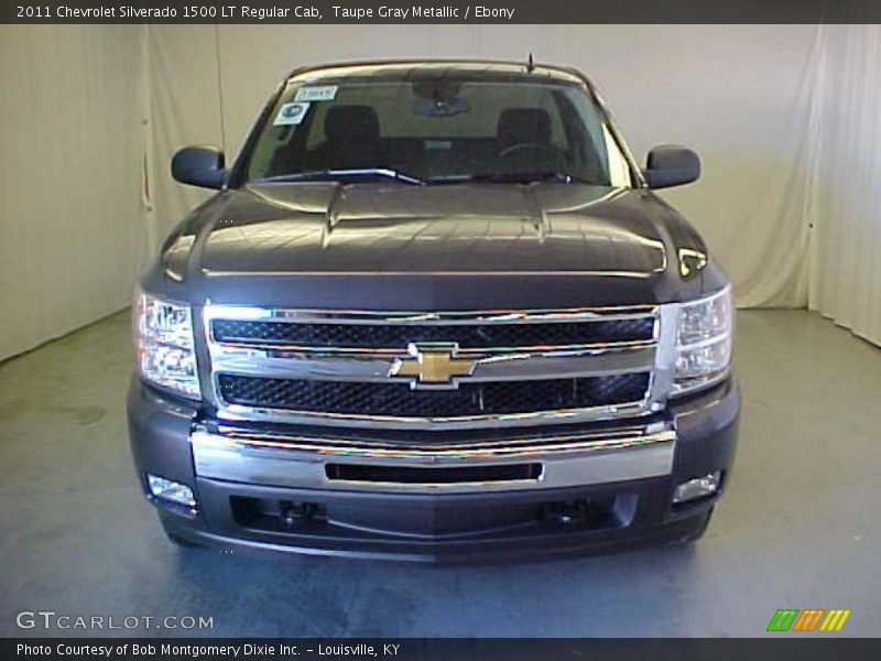 Taupe Gray Metallic / Ebony 2011 Chevrolet Silverado 1500 LT Regular Cab