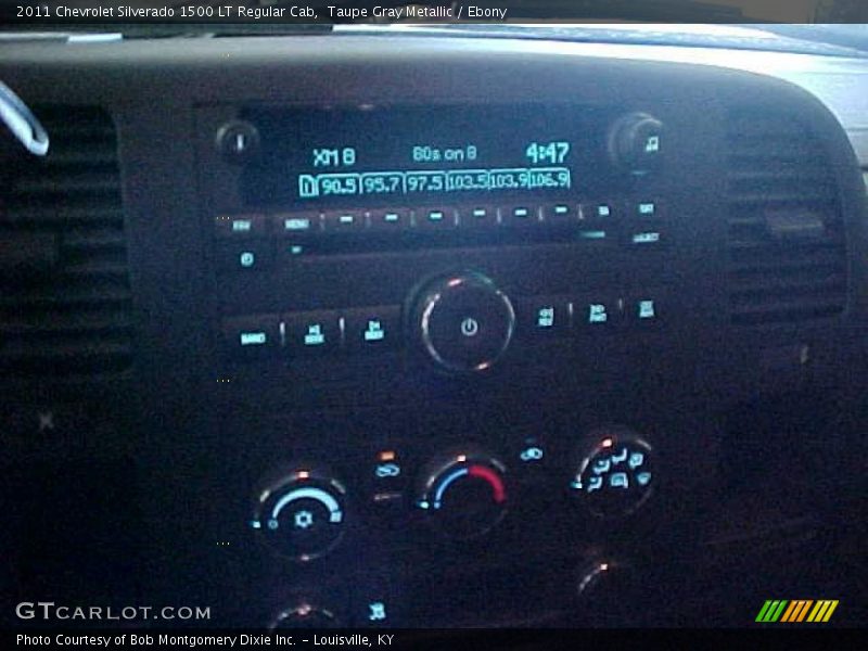 Taupe Gray Metallic / Ebony 2011 Chevrolet Silverado 1500 LT Regular Cab