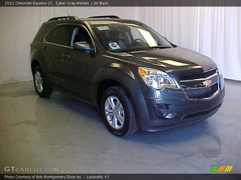 Cyber Gray Metallic / Jet Black 2011 Chevrolet Equinox LT