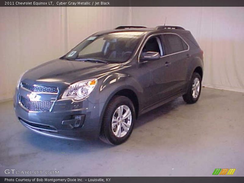 Cyber Gray Metallic / Jet Black 2011 Chevrolet Equinox LT
