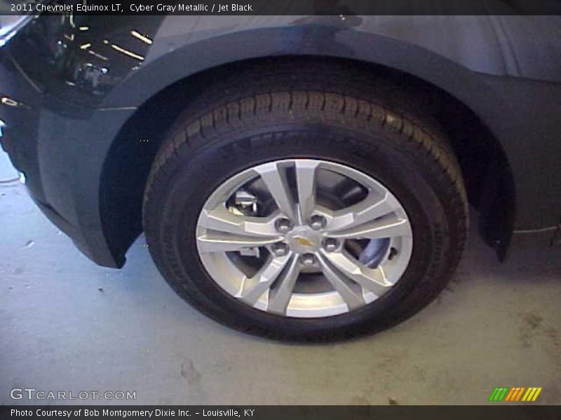Cyber Gray Metallic / Jet Black 2011 Chevrolet Equinox LT