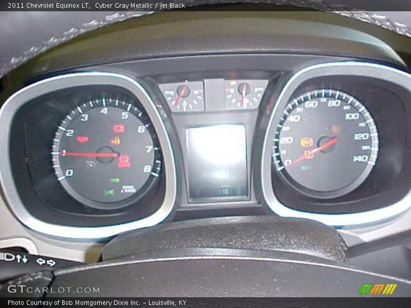 Cyber Gray Metallic / Jet Black 2011 Chevrolet Equinox LT